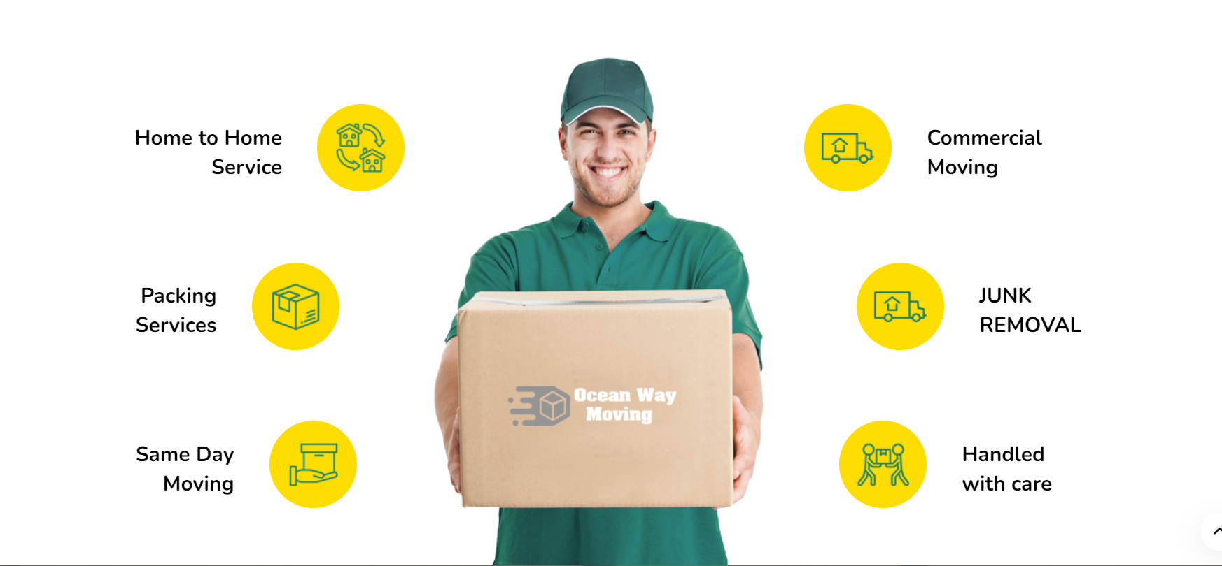 Ocean way moving Website design2
